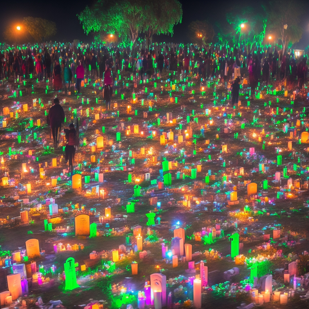 Janitzio y Pátzcuaro reviven la ancestral "Noche de Ánimas" purépecha con velación nocturna en el lago sagrado